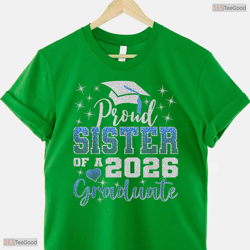 Awesome Super Proud Sister Of A 2026 Graduate Senior Graduation Family Party T-Shirt