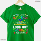 So Long 1st Grade Hello 2nd Grade Here I Come 2026 Youth Graduation T-Shirt