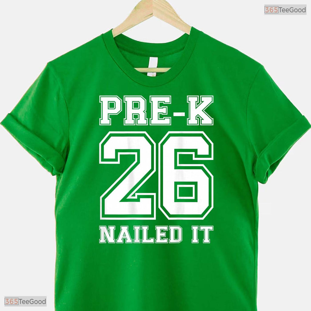 Pre K Grad 2026 Nailed It Cute Preschool Graduation Moving Up Ceremony Shirt