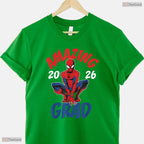 Comic Book Hero Style Amazing Graduation Class Of 2026 Senior Student Party T-Shirt