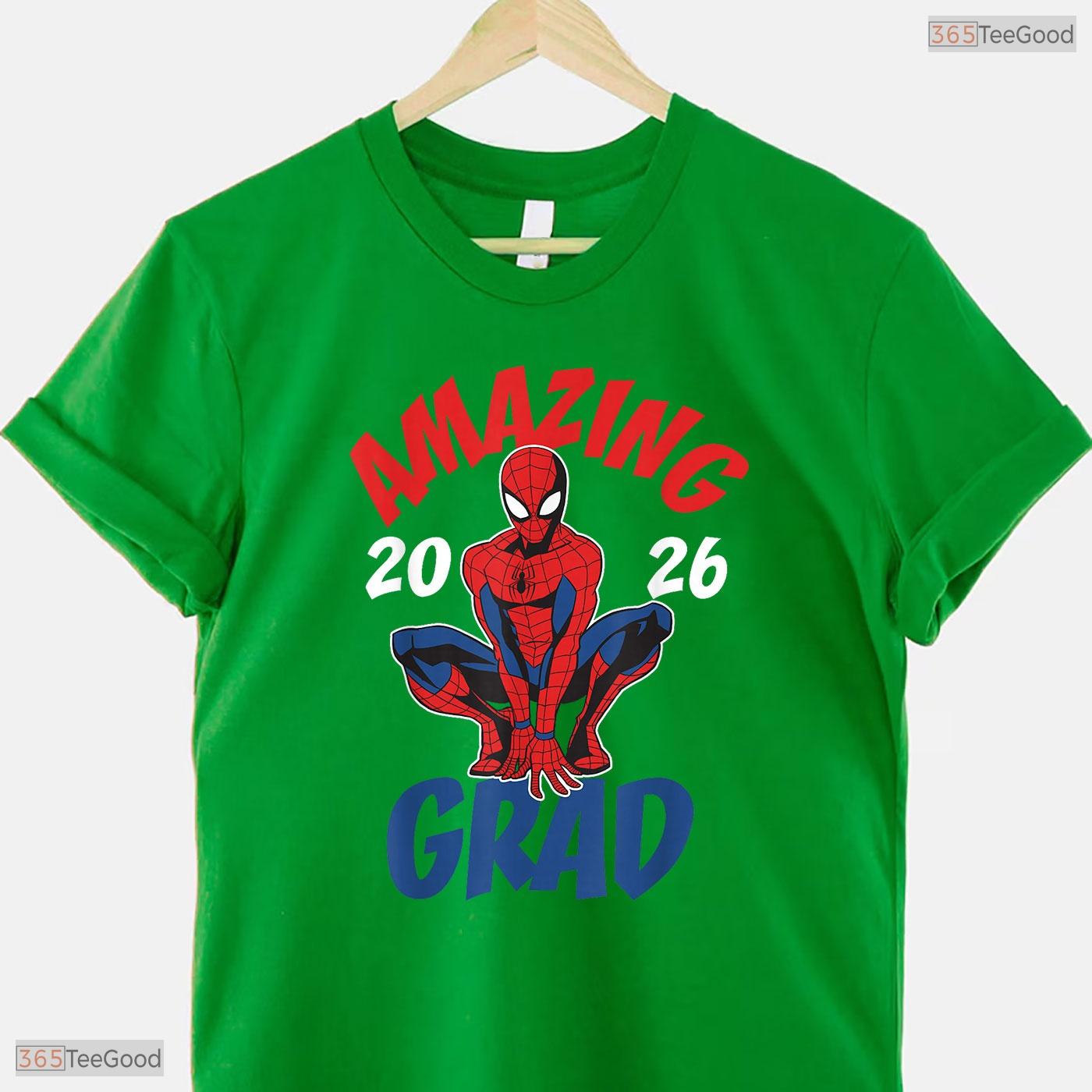 Comic Book Hero Style Amazing Graduation Class Of 2026 Senior Student Party T-Shirt