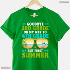 Goodbye 3rd Grade Hello 4th Grade Hello Summer Youth Graduation T-Shirt