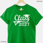 Class Of 2027 Graduation High School Senior First Day Of School T-Shirt