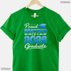 Awesome Proud Brother Of A 2026 Graduate High School Family Party T-Shirt