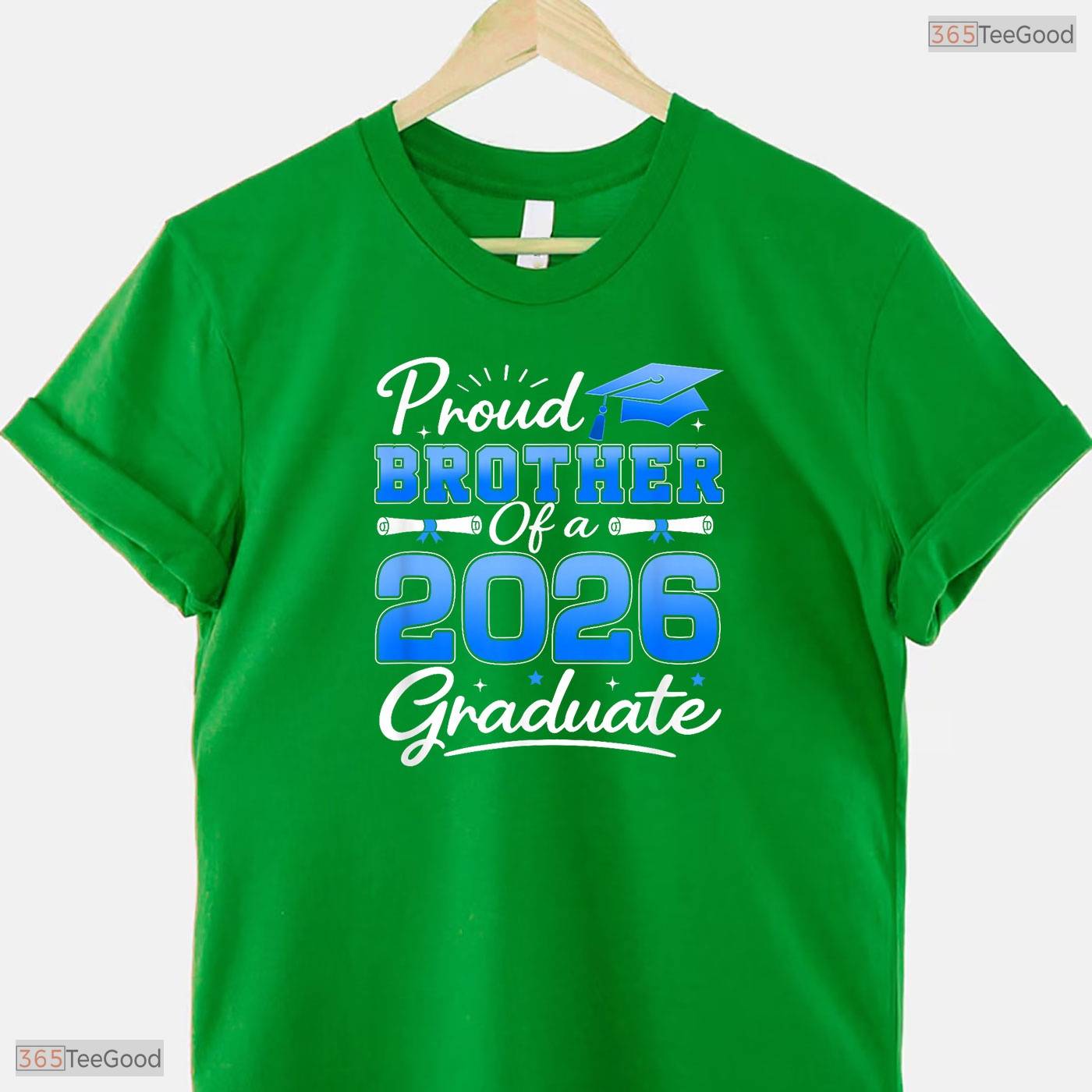 Awesome Proud Brother Of A 2026 Graduate High School Family Party T-Shirt
