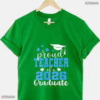 Super Proud Teacher Of A 2026 Graduate High School Senior Support T-Shirt