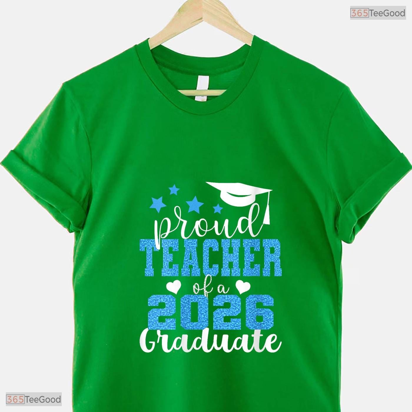 Super Proud Teacher Of A 2026 Graduate High School Senior Support T-Shirt