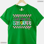 Cute Coquette Bow Last Day Of 5th Grade Graduation Elementary School Shirt