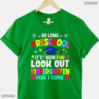 Cute So Long Preschool Graduation Graduate Teacher Kid Boy And Girl Matching T-Shirt