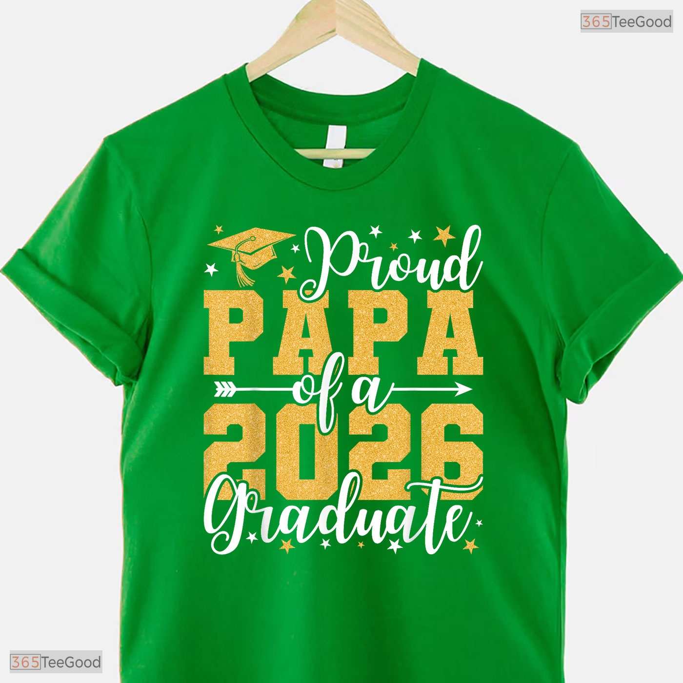 Proud Papa Of A 2026 Graduate High School Senior Dad Matching Family T-Shirt