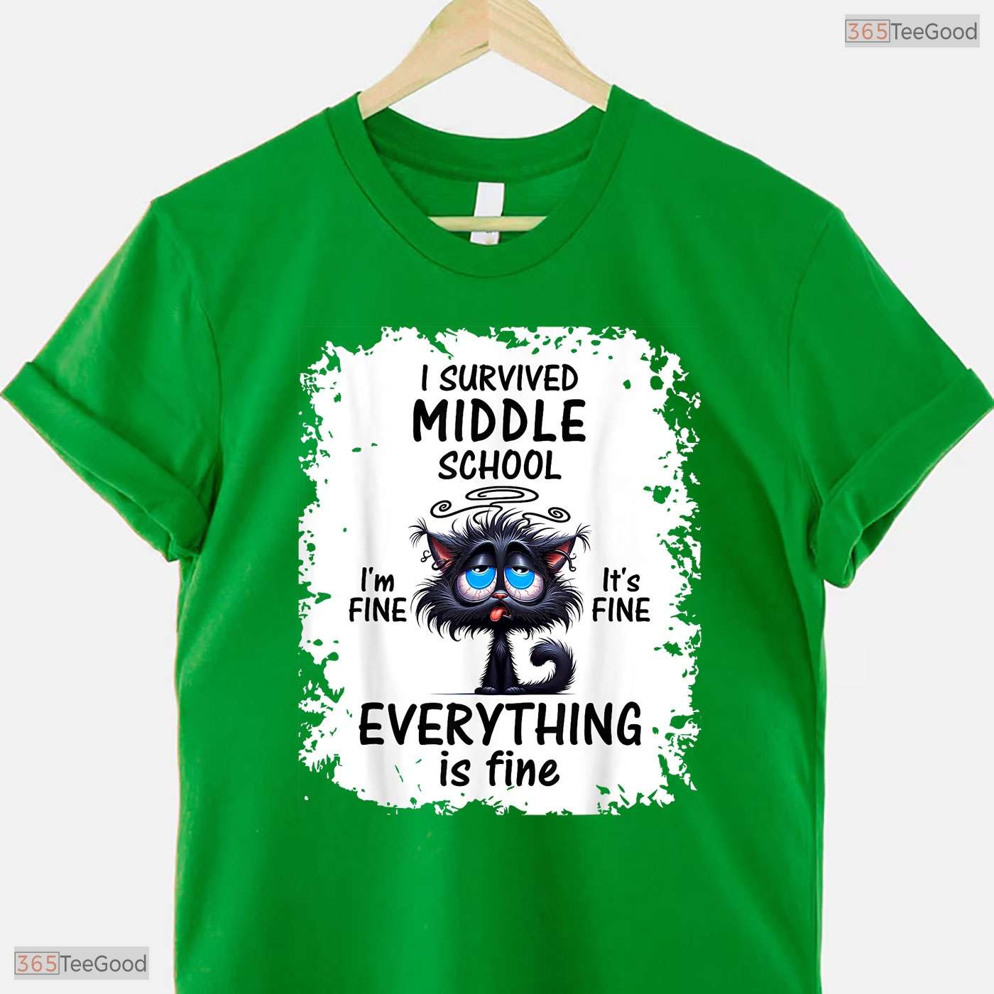 Funny I Survived Middle School Graduation Class Of 2026 Student Commemorative T-Shirt