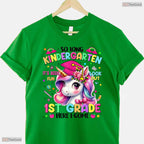 Fun So Long Kindergarten 1st Grade Here I Come Graduation Girls Celebration T-Shirt
