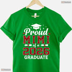 Proud Mimi Of A Class Of 2026 Graduate High School Senior Commemorative Family Shirt