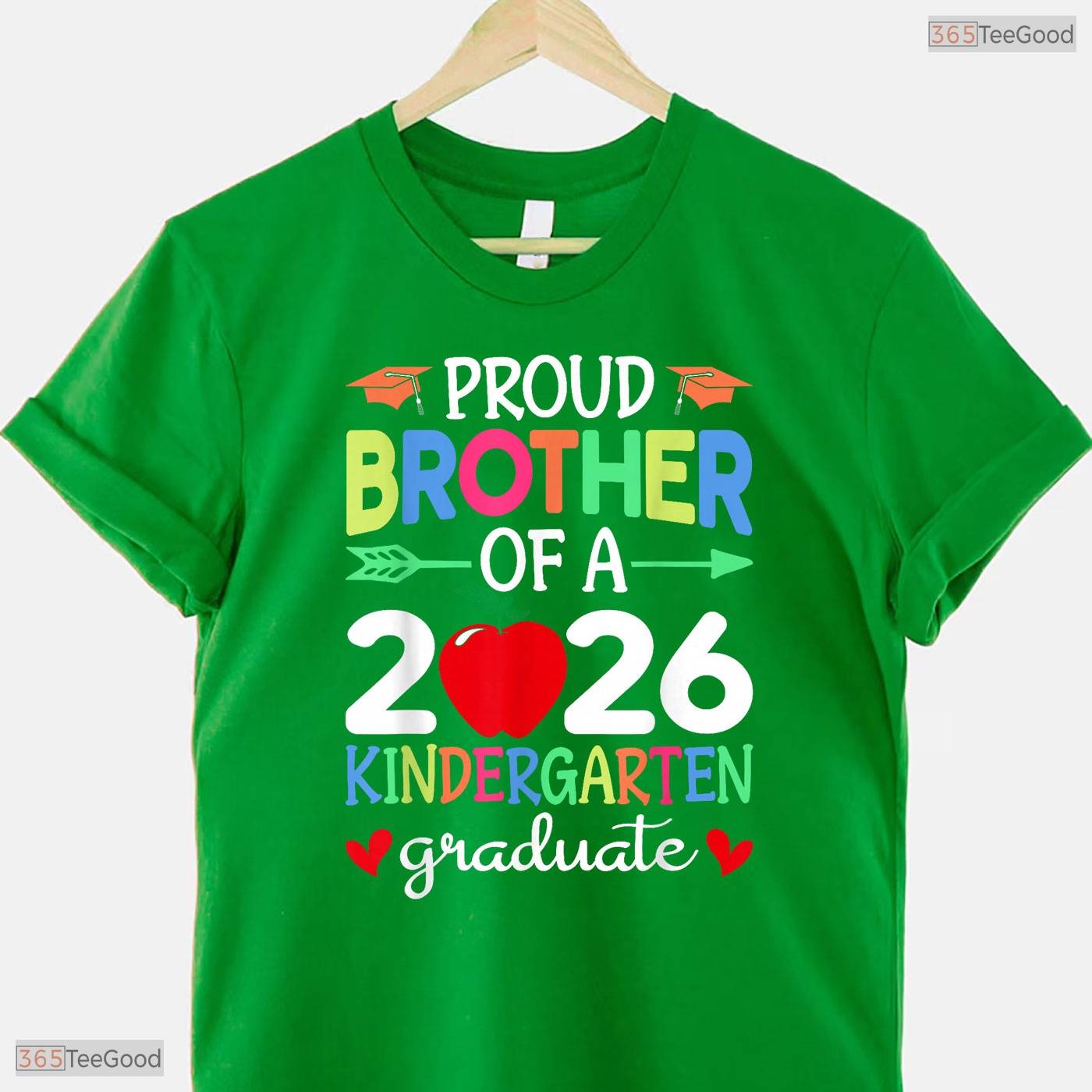 Proud Brother Of A 2026 Kindergarten Graduate Early Childhood Moving Up Ceremony Shirt