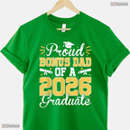 Supportive Proud Bonus Dad Of A 2026 Graduate Senior Stepdad Graduation Day T-Shirt