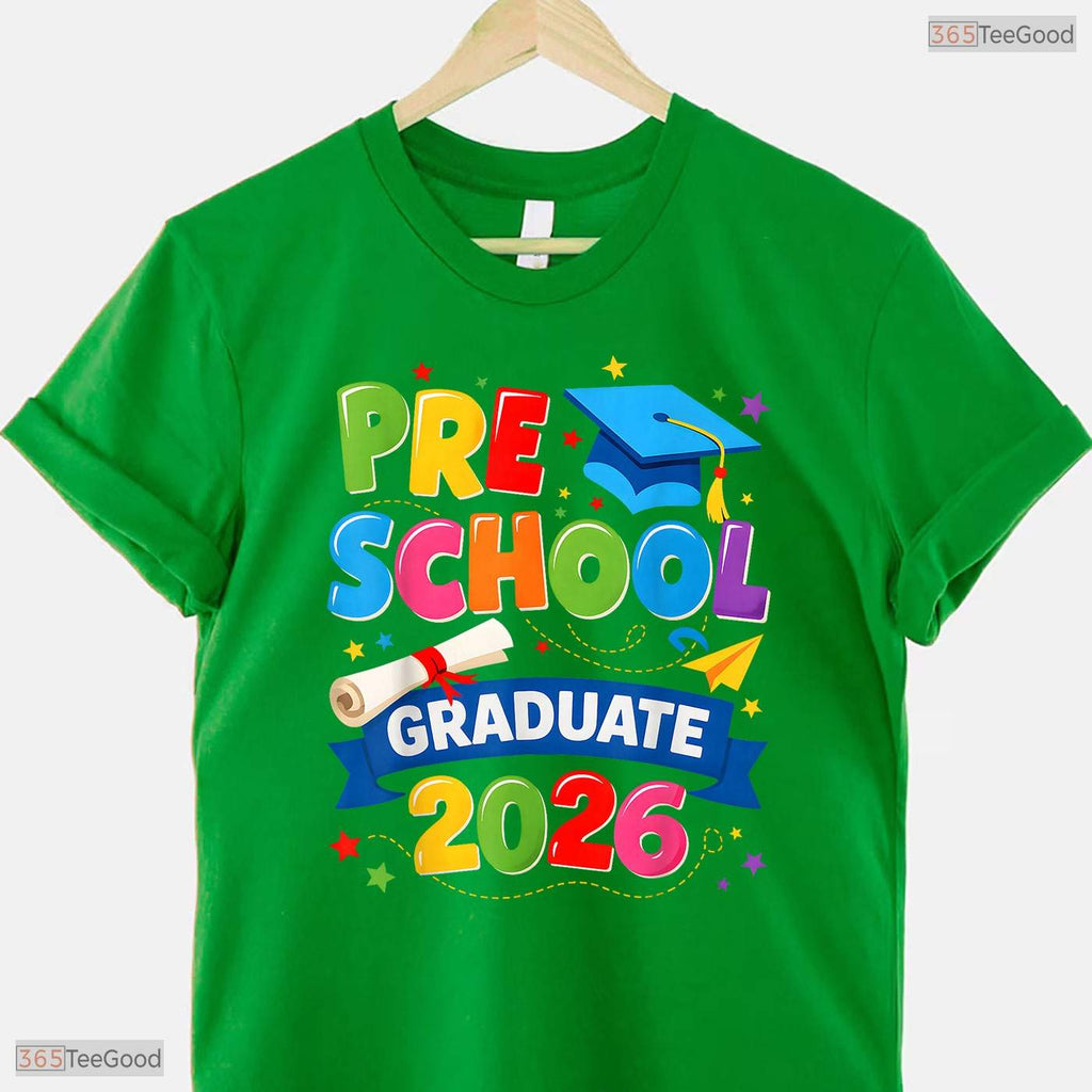 Awesome Preschool Graduation 2026 Pre-K Graduate Kids Boys And Girls Party T-Shirt