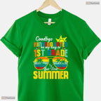 Fun Goodbye Kindergarten First Summer Graduation Last Day Of School Boys T-Shirt