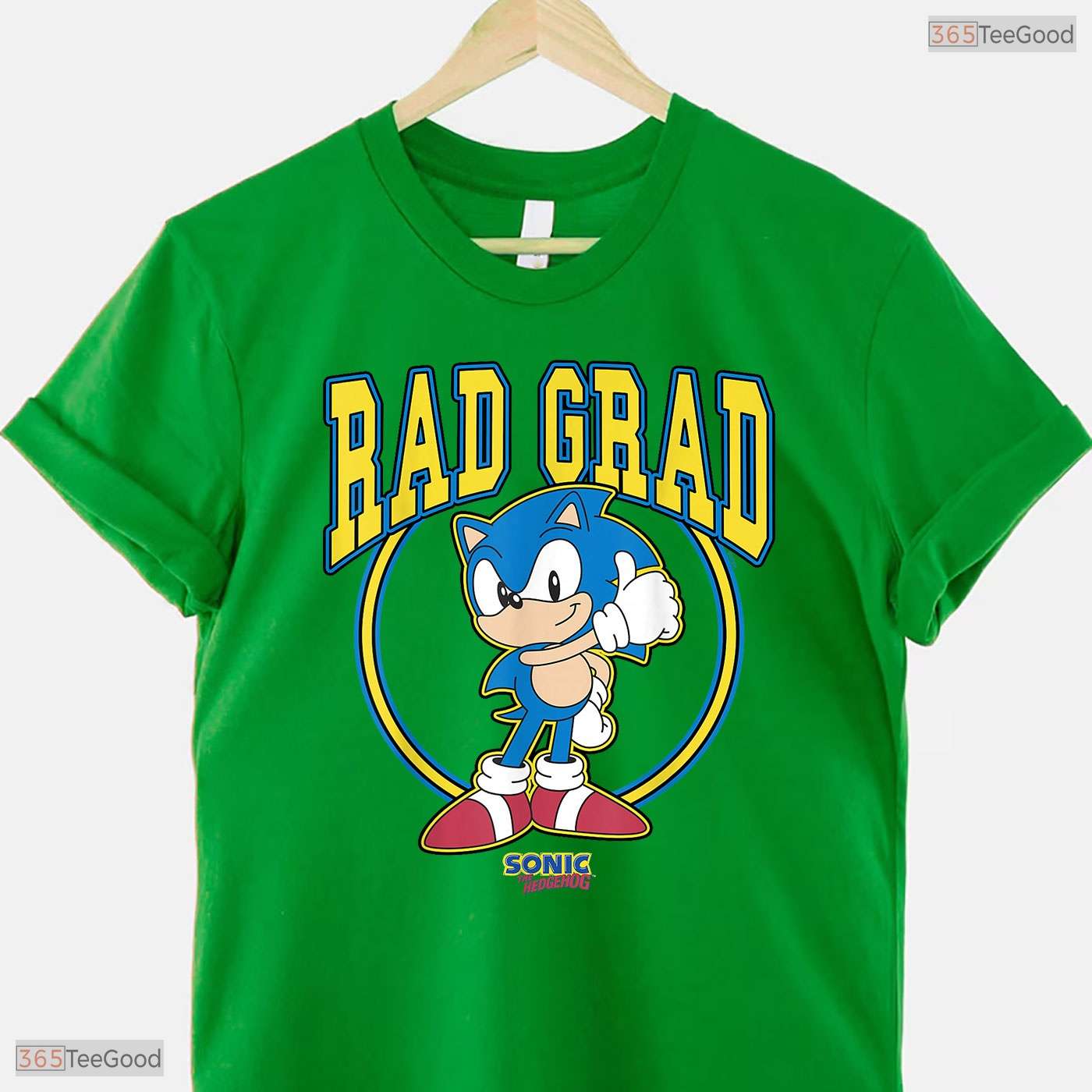 Awesome Fast Blue Gamer Character Rad Grad Thumbs Up Graduation Boys T-Shirt