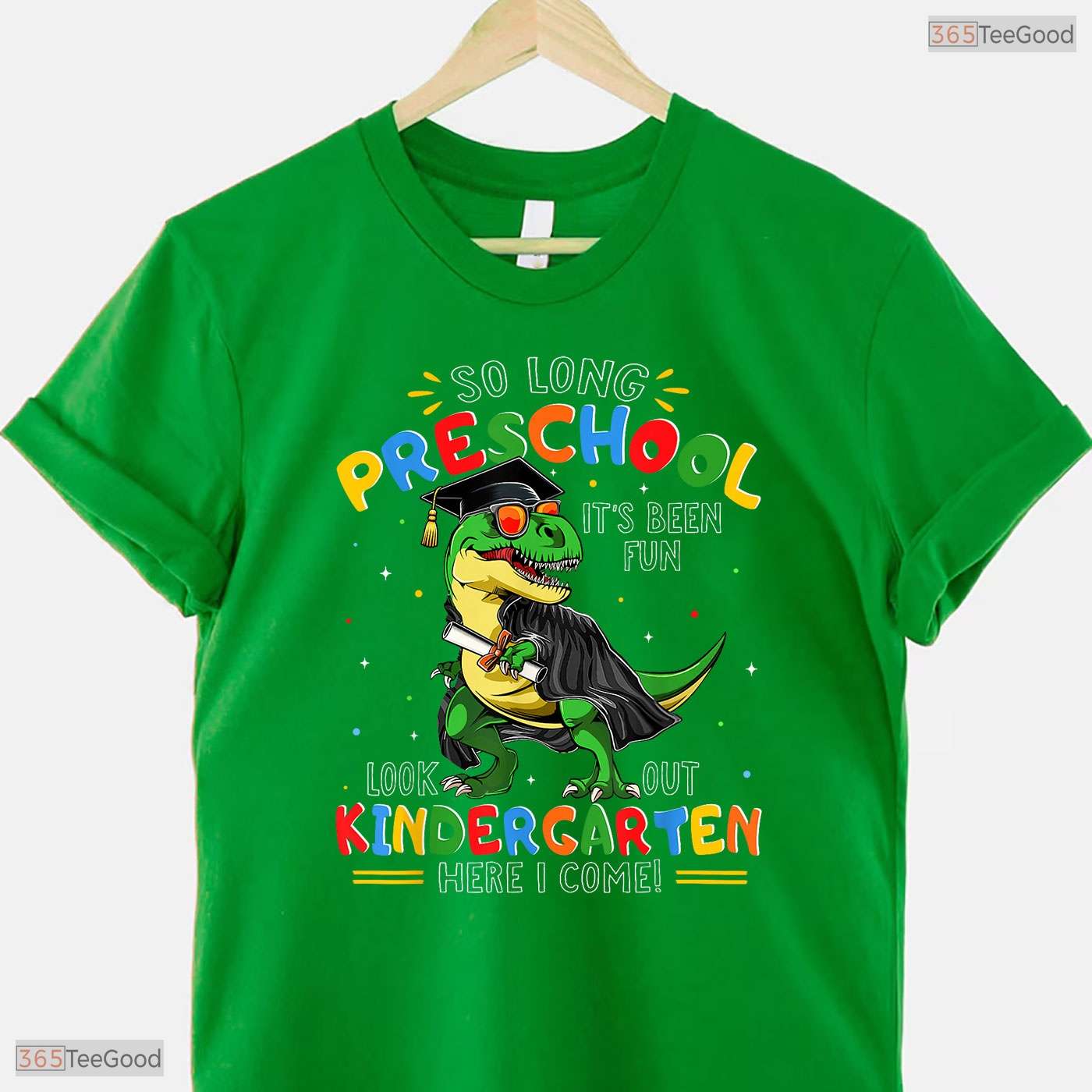 Cool So Long Preschool Graduation Class Of 2025 Dinosaur Kids Boy T-Shirt