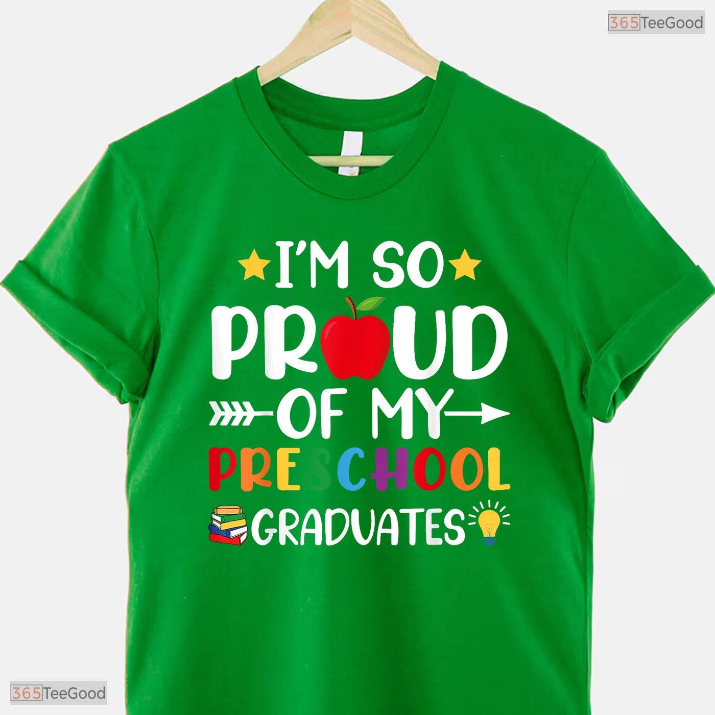 Supportive Proud Of My Preschool Graduates Last Day Of School Teacher T-Shirt