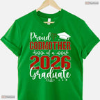Loving Proud Godmother Of A Class Of 2026 Graduate Senior Ceremony T-Shirt