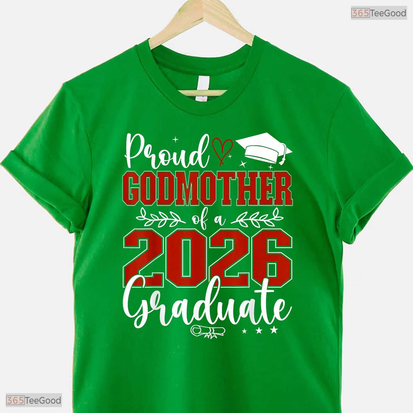 Loving Proud Godmother Of A Class Of 2026 Graduate Senior Ceremony T-Shirt