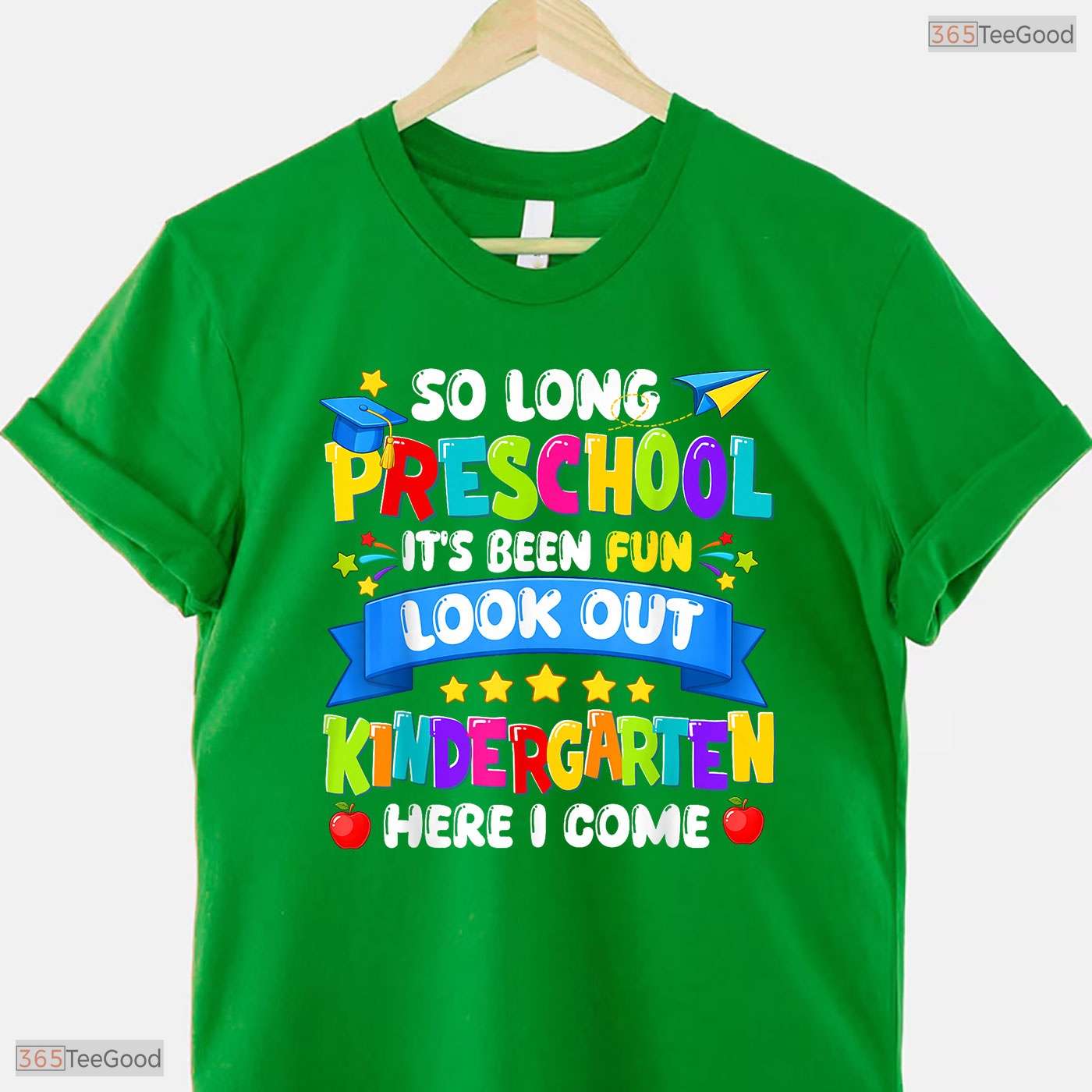 Cute So Long Preschool Kindergarten Here I Come Graduation Last Day T-Shirt