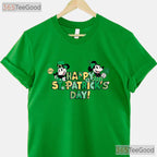 Vintage Disney Mickey - Minnie St Patricks Day T-Shirt Retro Couple Tee