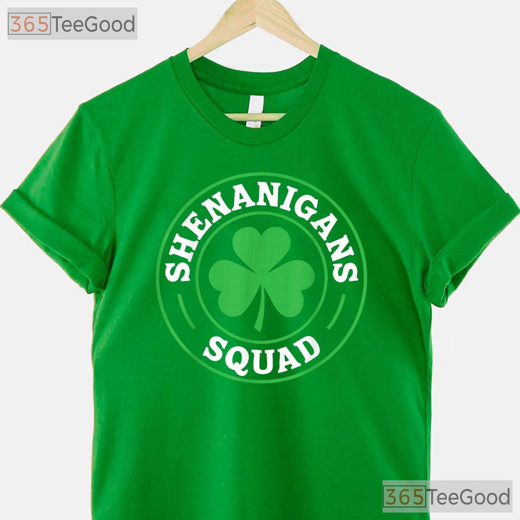Shenanigans Squad St Patricks Day T-Shirt Matching Group Family Party