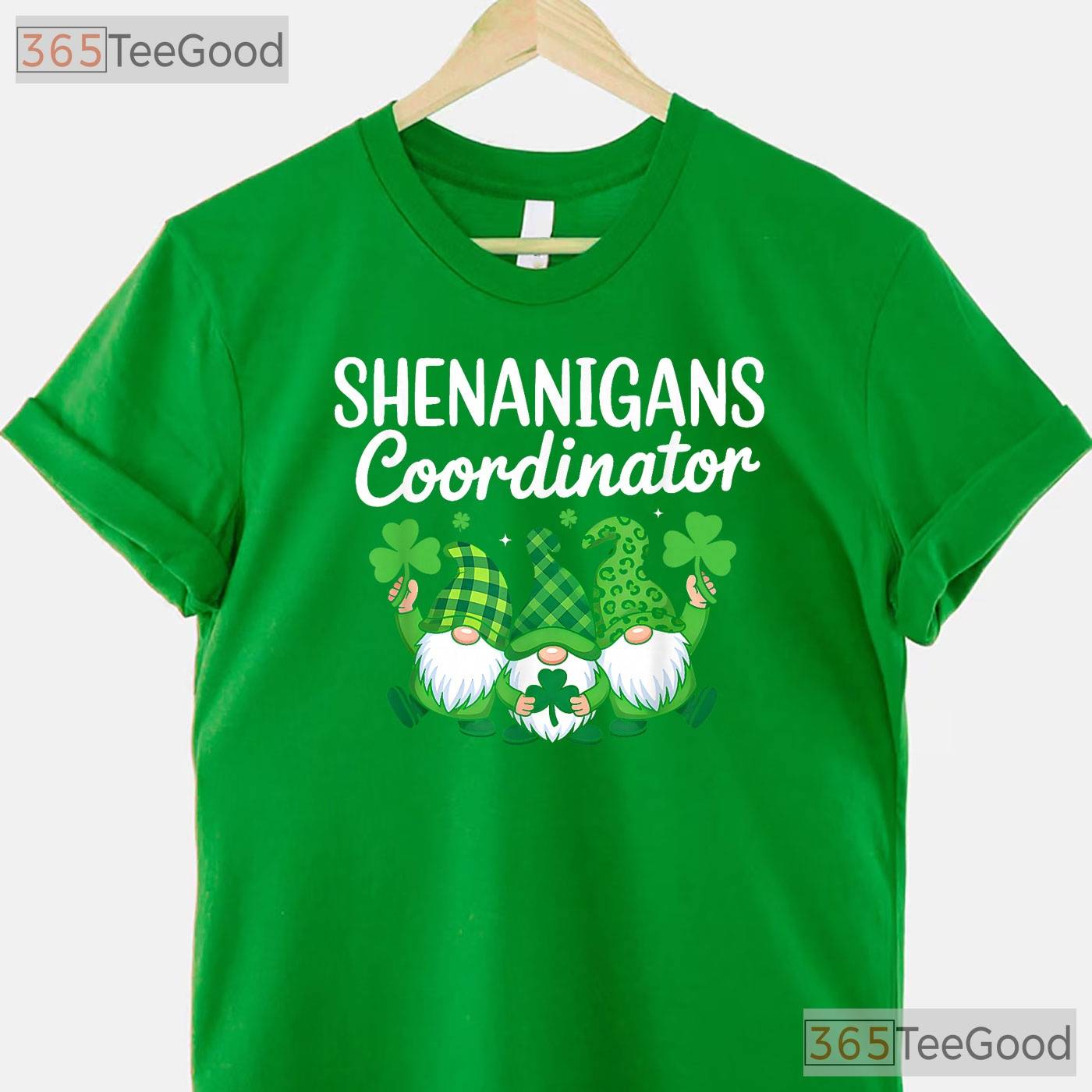 Shenanigans Coordinator Gnome St Patricks Day T-Shirt Funny Group Squad