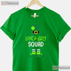 Lunch Lady Squad St Patricks Day T-Shirt Funny School Cafeteria Matching