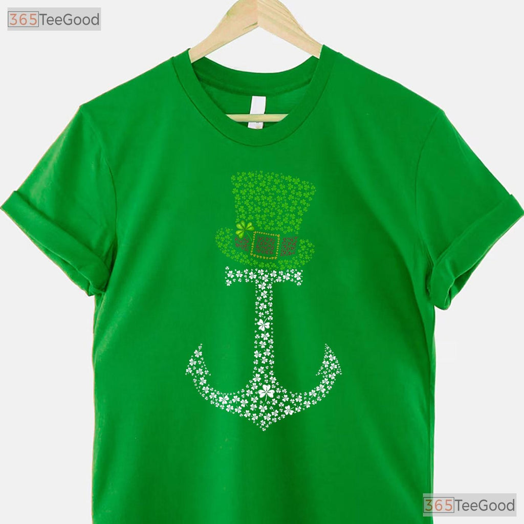 Leprechaun Anchor Cruise Squad St Patricks Day T-Shirt Family Travel Tee
