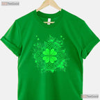 Celtic Knot Irish Shamrock St Patricks Day T-Shirt Traditional Green Tee