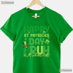 Bruh St Patricks Day T-Shirt Funny Teens Boys Kids Green Shamrock Meme Tee
