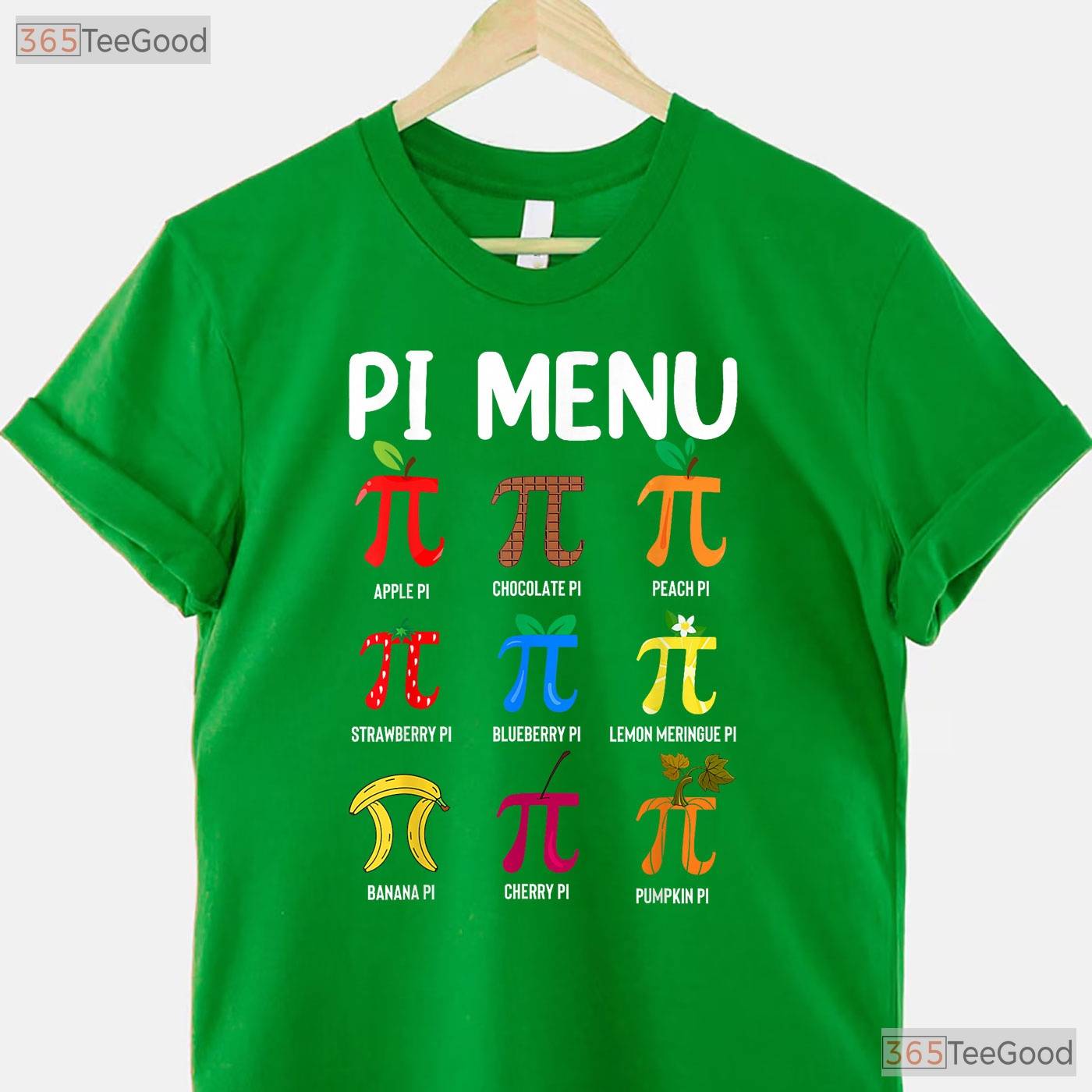 Pi Menu 3 - 14 Symbol T-Shirt Math Teacher Happy Pi Day Funny Foodie Tee