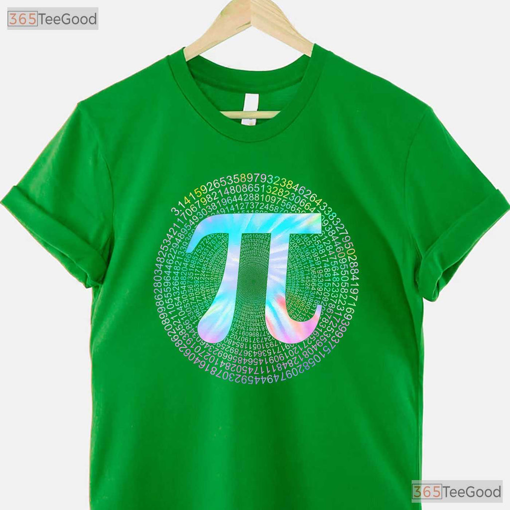 Tie Dye Pi T-Shirt 3 - 14 Number Symbol Math Science Pi Day Colorful Tee