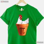 Chicken Pot PI Day T-Shirt Gift Men Women Kids Funny Math Food Pun Tee