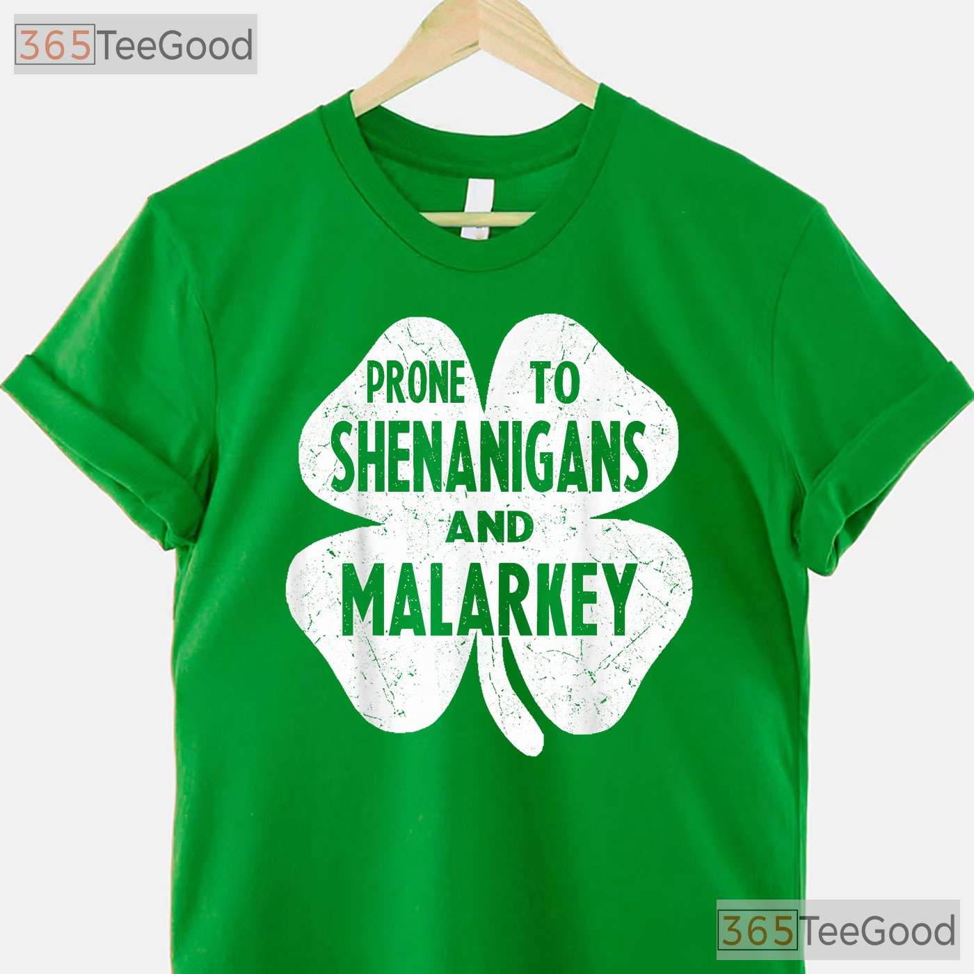 Prone To Shenanigans And Malarkey St Patricks Day T-Shirt Boys Kids Funny