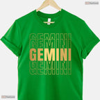 Funny Gemini Zodiac Sign Lover Women T-Shirt- Unique May Birthday Shirt Gift