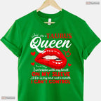 Awesome Funny Taurus Queen Zodiac Sign May Women Girls Astrological Graphic T-Shirt