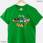 Magical Theme It's My May Birthday Castle And Friends Cute Celebration T-Shirt