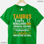 Hilarious Taurus Zodiac Facts May Birthday T-Shirt For Men Women And Kids Gift