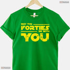 Funny 40th May Birthday T-Shirt- Hello Forties Adult May Birthday Party Shirt
