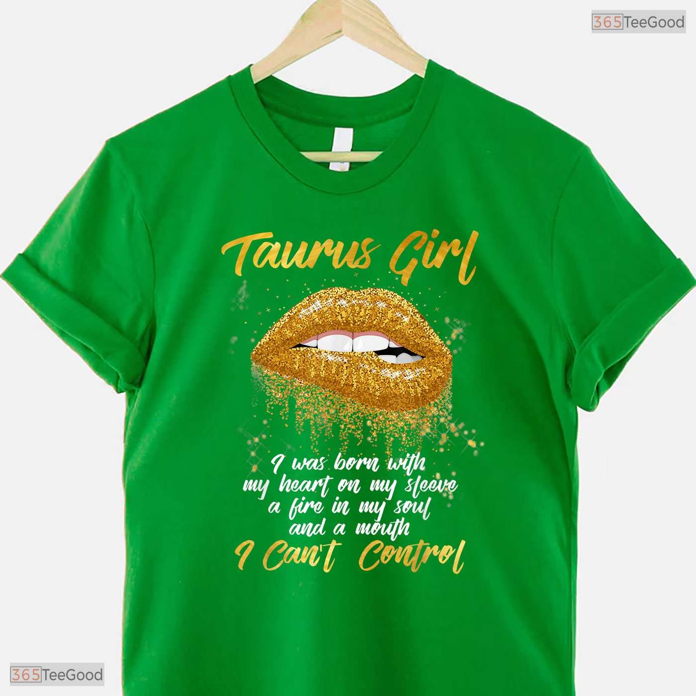 Fierce Black Taurus Queen Zodiac Apparel Women's May Birthday Celebration T-Shirt