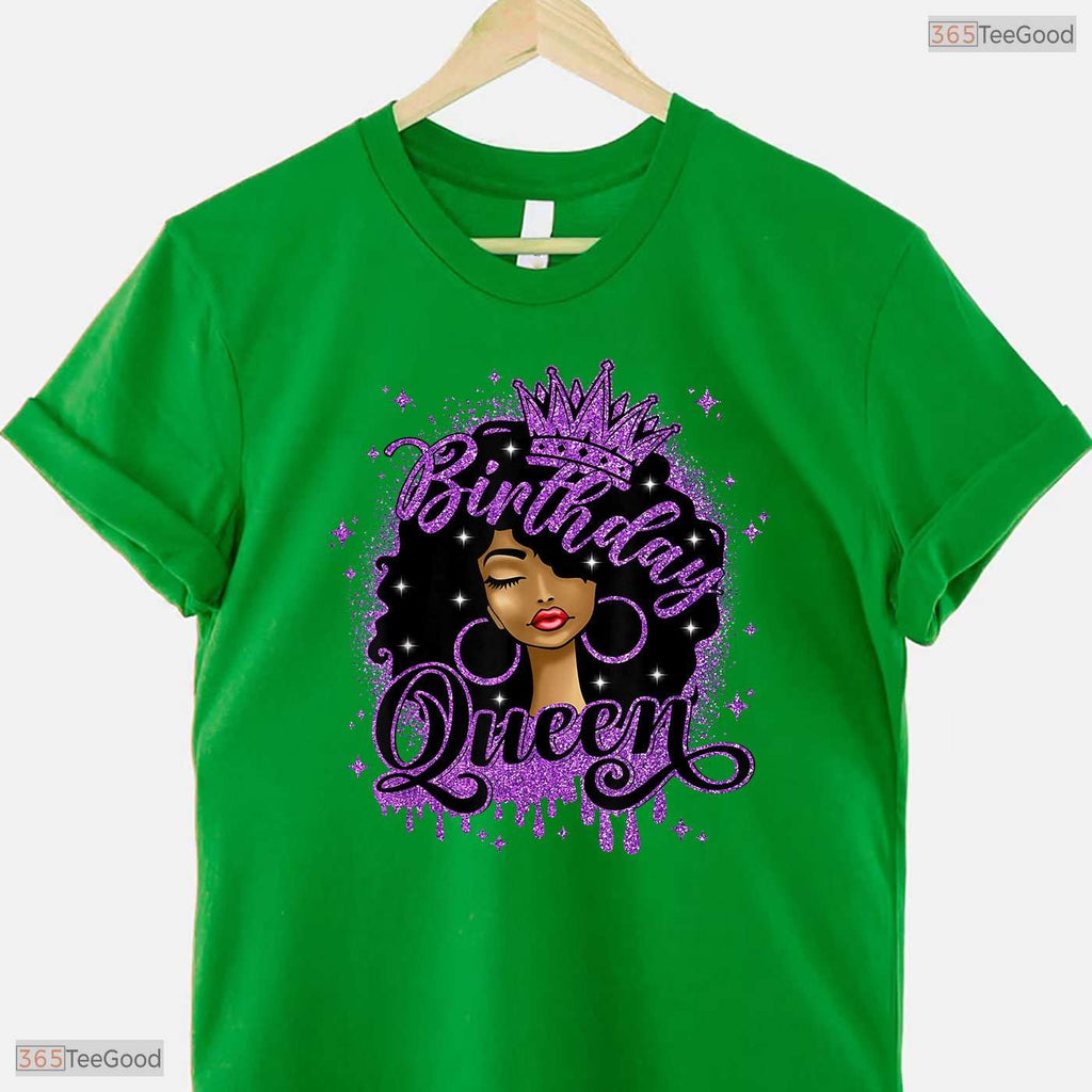 Black Queen Curly Afro It Is My May Birthday Celebration Shirt For Black Women