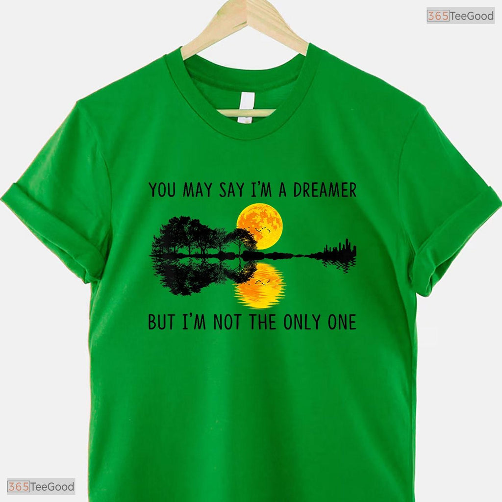 You May Say I Am A Dreamer Guitar Graphic Born In May Birthday T-Shirt Gift