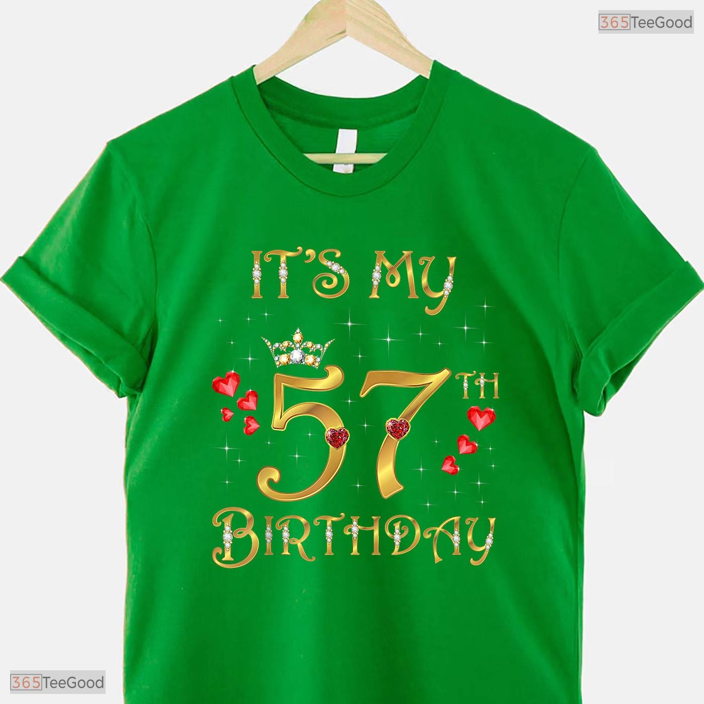 It Is My 57th Birthday Queen Milestone May Birthday Celebration Shirt For Her
