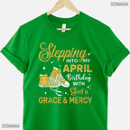 Stepping Into My May Birthday High Heels T-Shirt Best May Birthday Apparel