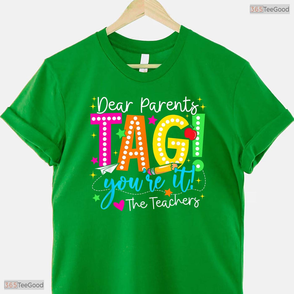 Dear Parents I Am Out Last Day Of School T-Shirt- Women May Birthday Shirt