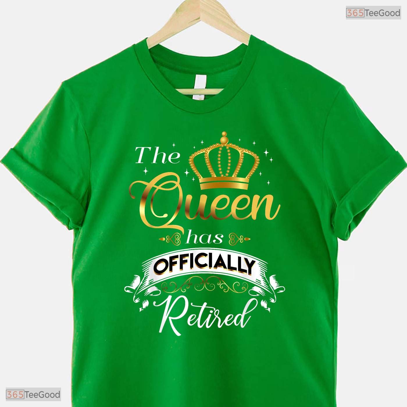 The Queen Has Officially Retired T-Shirt- Women May Birthday Shirt Gift